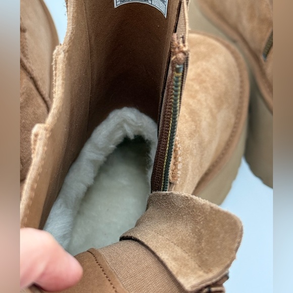 UGG Chestnut Suede Platform Boots - Picture 11 of 11